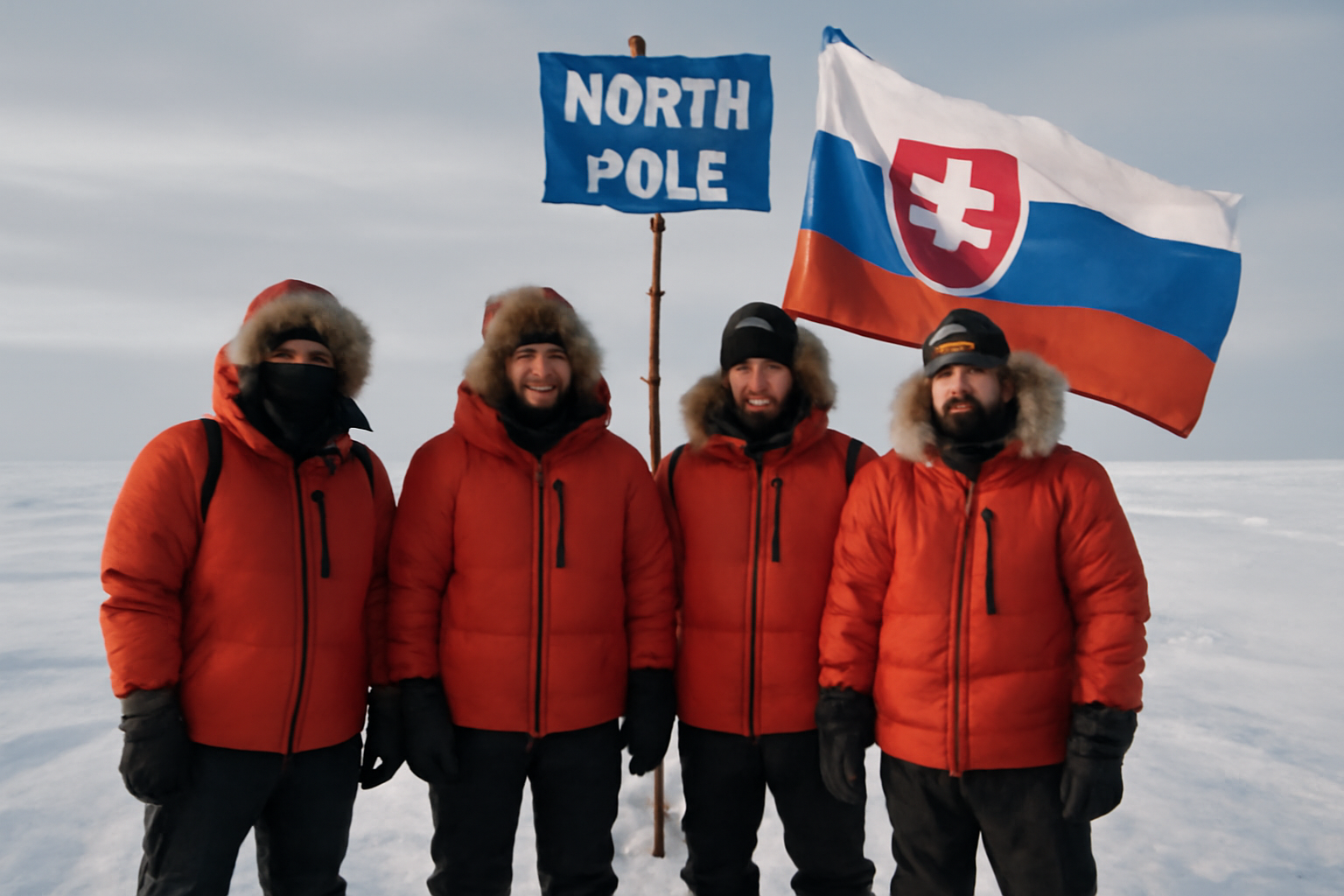 Slovenská štvorica dorazila na Severný pól