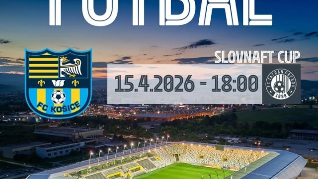 Košice-Západ v spolupráci s Košickou Futbalovou Arénou spúšťa súťaž o dva lístky na semifinále Slovnaft Cupu.